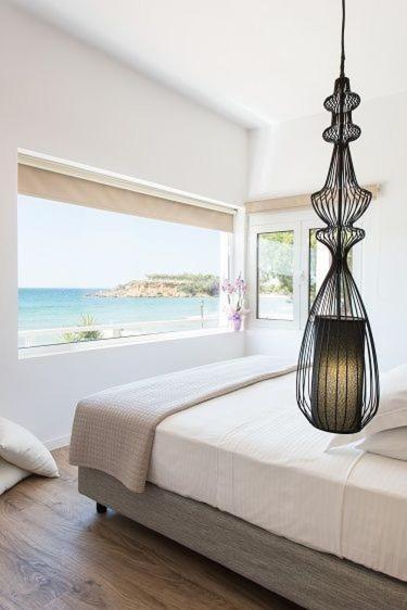 Dazzling Crete Villa 3 Bedrooms Villa Saffron Sunset Beachfront Villa With Jacuzzi Brilliant Sea Views Chania Kato Daratso Dış mekan fotoğraf
