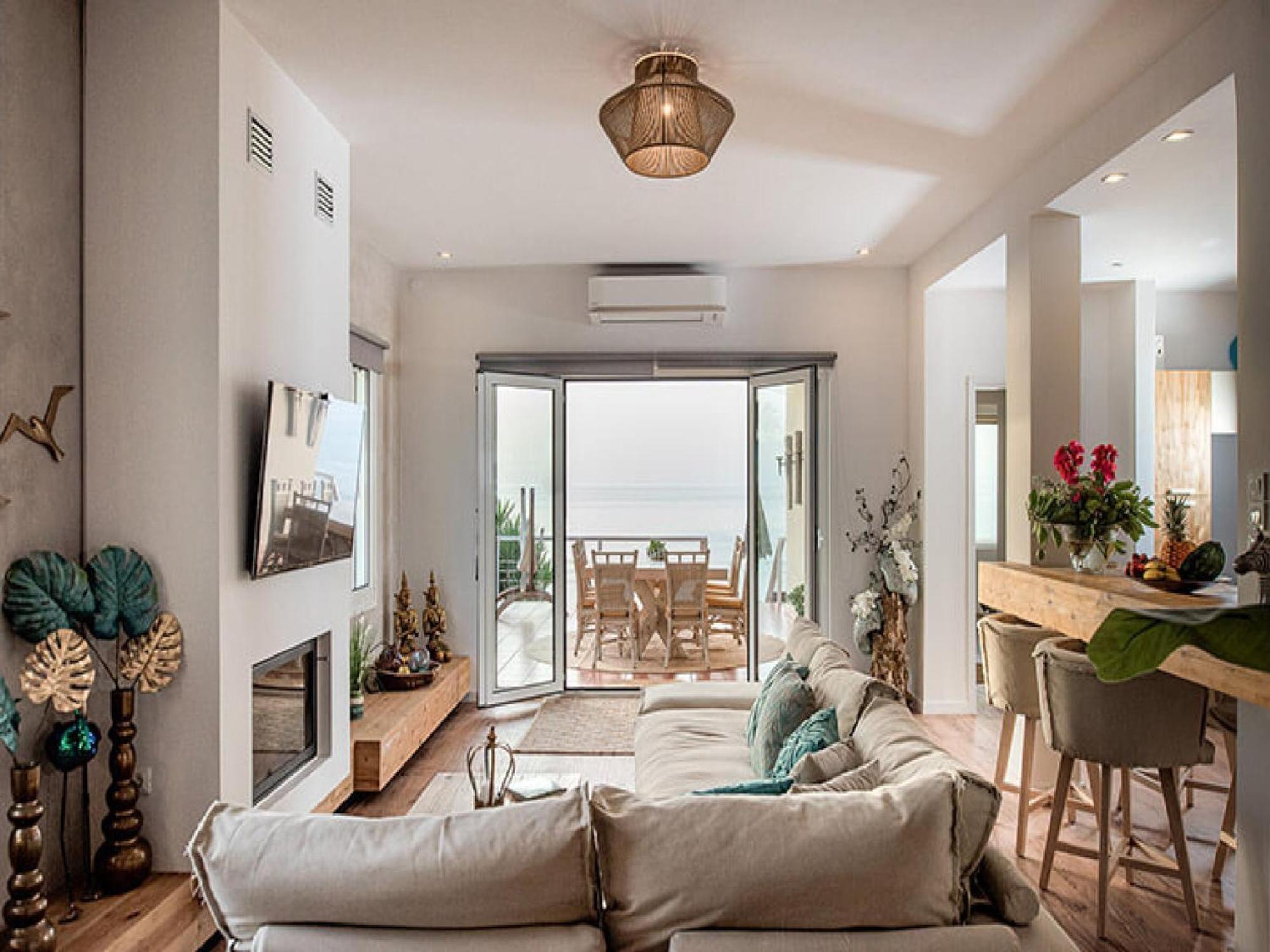 Dazzling Crete Villa 3 Bedrooms Villa Saffron Sunset Beachfront Villa With Jacuzzi Brilliant Sea Views Chania Kato Daratso Dış mekan fotoğraf